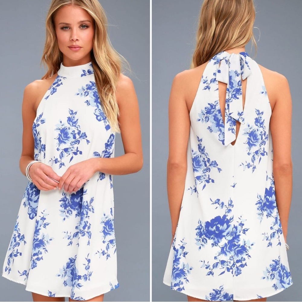 Lulus Darling Dearest Swing Dress